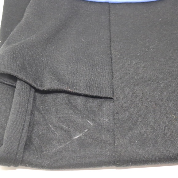 IZ Byer Size 5 Dress | Blue and Black Peplum Work Dress - Picture 4 of 7